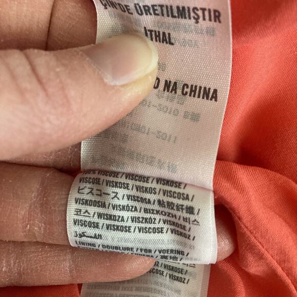 Abercrombie & Fitch Red Floral Midi Dress - Picture 12 of 12